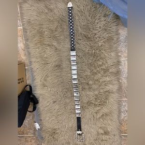 Women’s Rodeo Bling Belt Cowgirl Western Style Crystal & Leather Belt